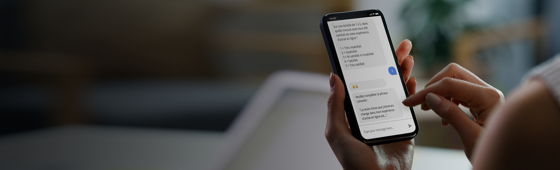 Commentaires des clients. Chatter Research